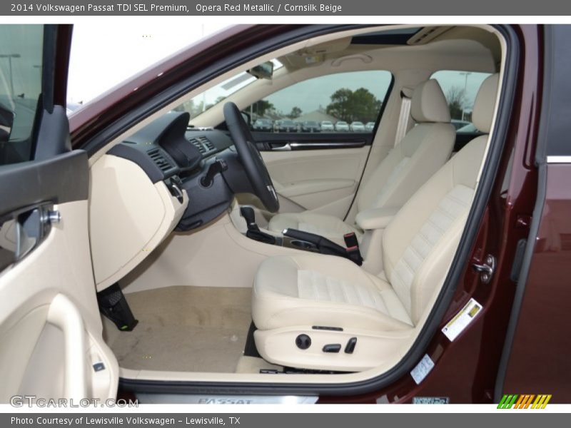 Opera Red Metallic / Cornsilk Beige 2014 Volkswagen Passat TDI SEL Premium