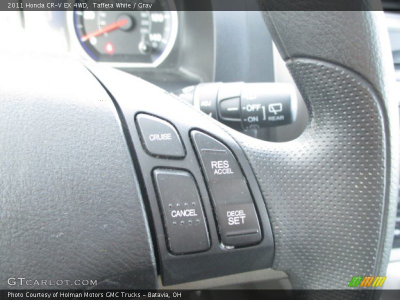 Taffeta White / Gray 2011 Honda CR-V EX 4WD