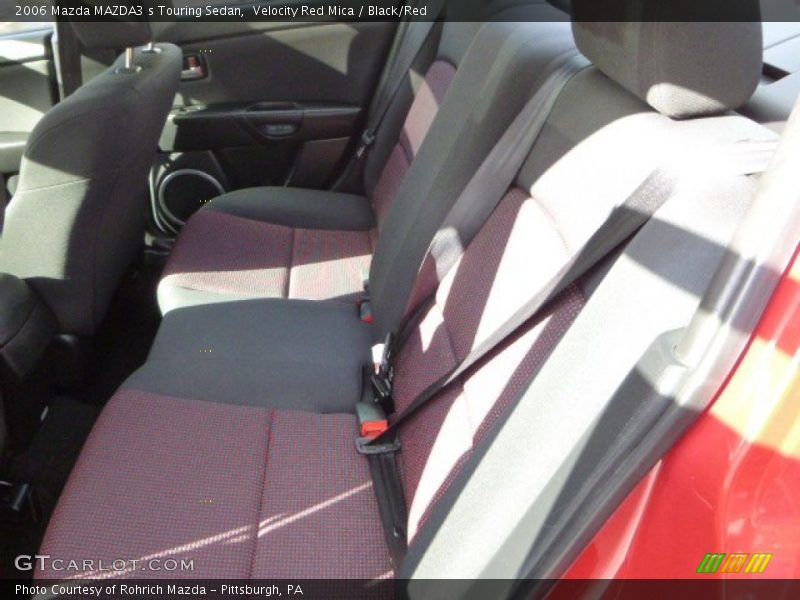 Velocity Red Mica / Black/Red 2006 Mazda MAZDA3 s Touring Sedan