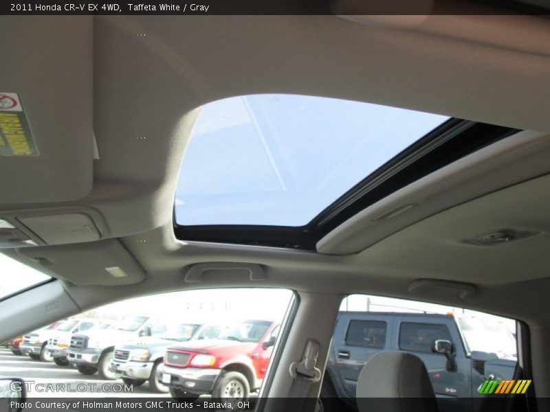 Taffeta White / Gray 2011 Honda CR-V EX 4WD
