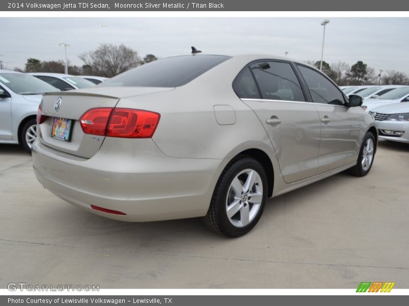 Moonrock Silver Metallic / Titan Black 2014 Volkswagen Jetta TDI Sedan