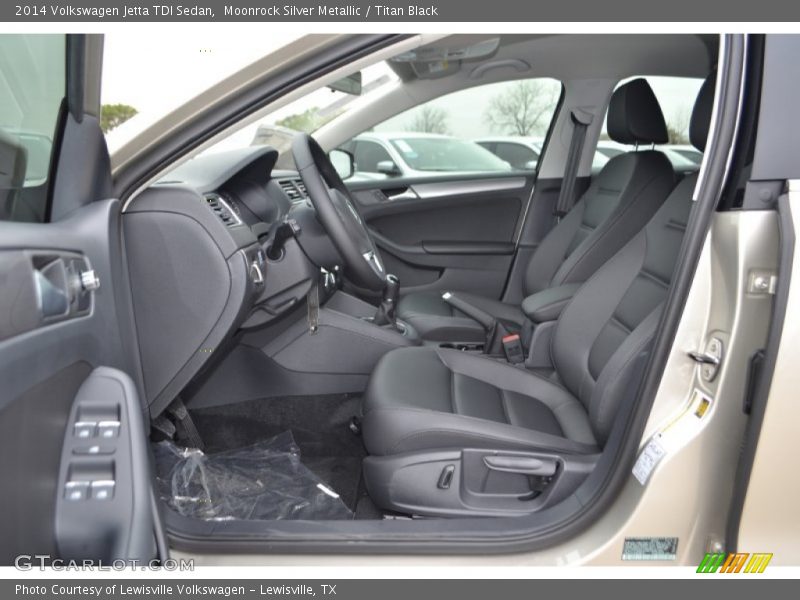 Moonrock Silver Metallic / Titan Black 2014 Volkswagen Jetta TDI Sedan