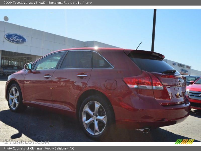 Barcelona Red Metallic / Ivory 2009 Toyota Venza V6 AWD