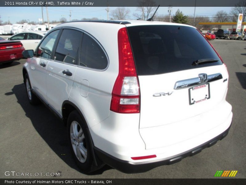 Taffeta White / Gray 2011 Honda CR-V EX 4WD