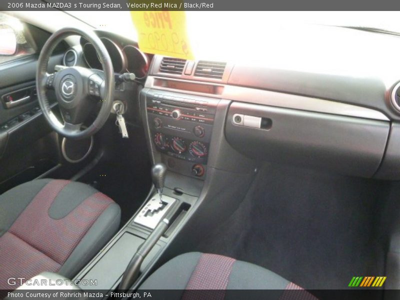Velocity Red Mica / Black/Red 2006 Mazda MAZDA3 s Touring Sedan