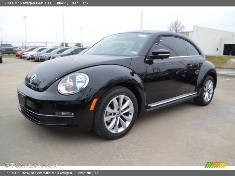 Black / Titan Black 2014 Volkswagen Beetle TDI