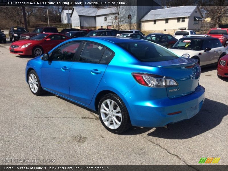 Celestial Blue Mica / Black 2010 Mazda MAZDA3 s Grand Touring 4 Door
