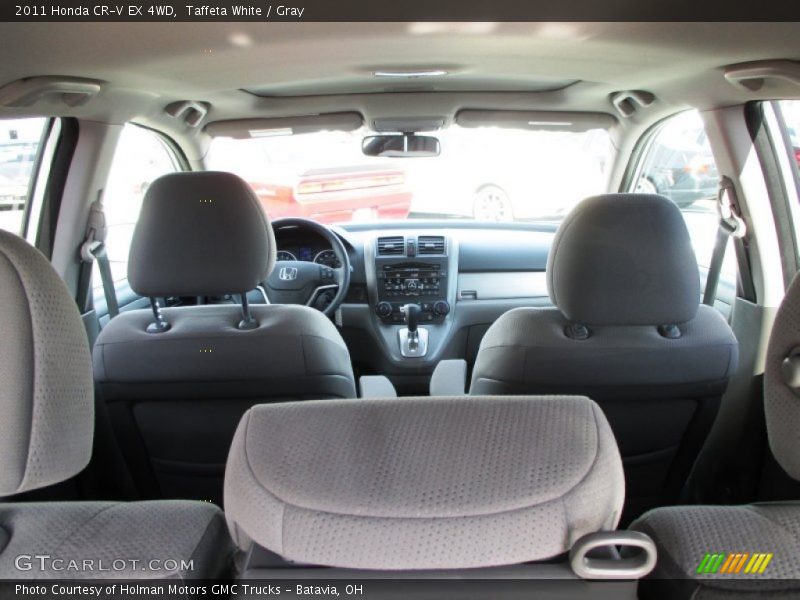 Taffeta White / Gray 2011 Honda CR-V EX 4WD