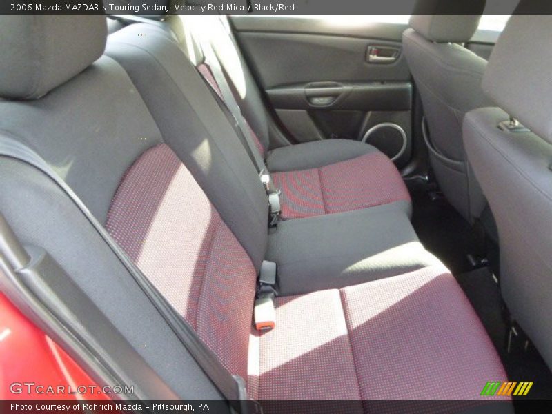 Velocity Red Mica / Black/Red 2006 Mazda MAZDA3 s Touring Sedan