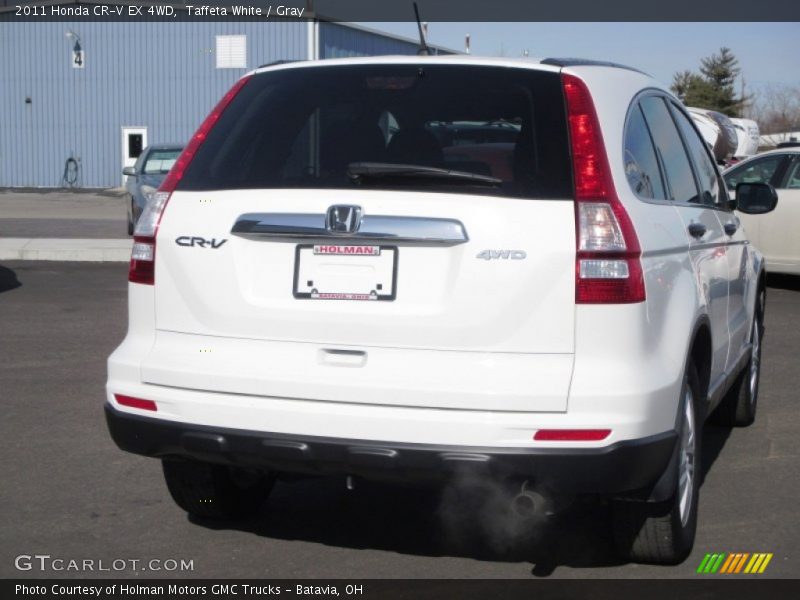 Taffeta White / Gray 2011 Honda CR-V EX 4WD