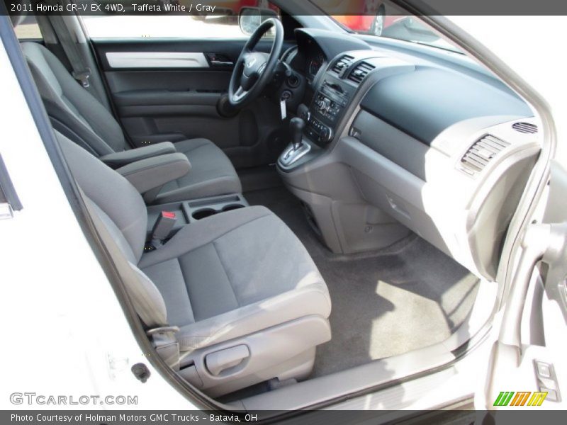 Taffeta White / Gray 2011 Honda CR-V EX 4WD