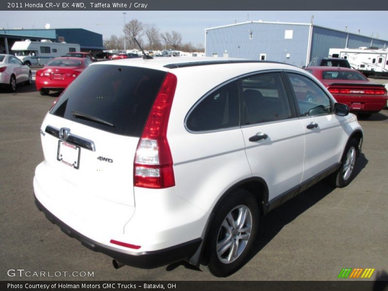 Taffeta White / Gray 2011 Honda CR-V EX 4WD