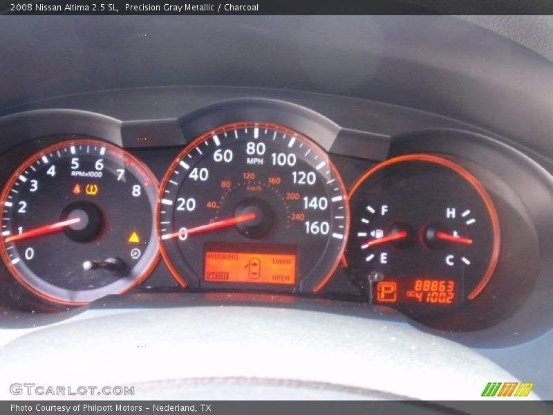 Precision Gray Metallic / Charcoal 2008 Nissan Altima 2.5 SL