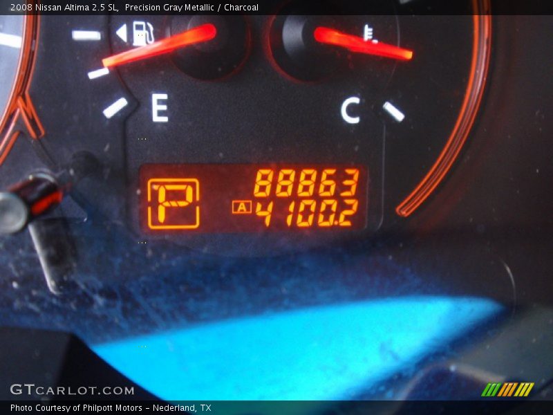 Precision Gray Metallic / Charcoal 2008 Nissan Altima 2.5 SL