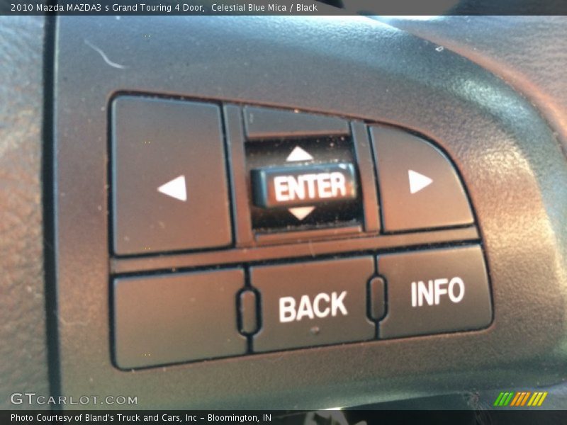 Celestial Blue Mica / Black 2010 Mazda MAZDA3 s Grand Touring 4 Door