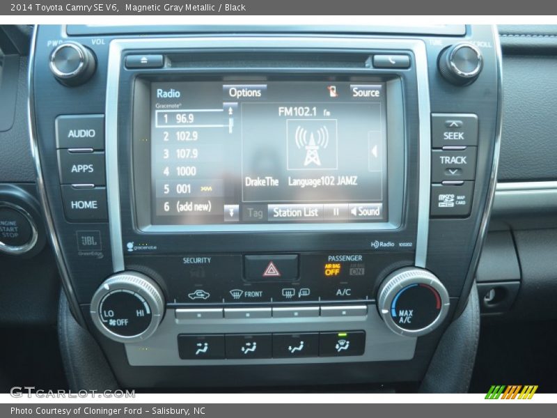 Magnetic Gray Metallic / Black 2014 Toyota Camry SE V6