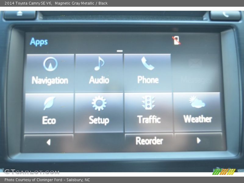 Magnetic Gray Metallic / Black 2014 Toyota Camry SE V6