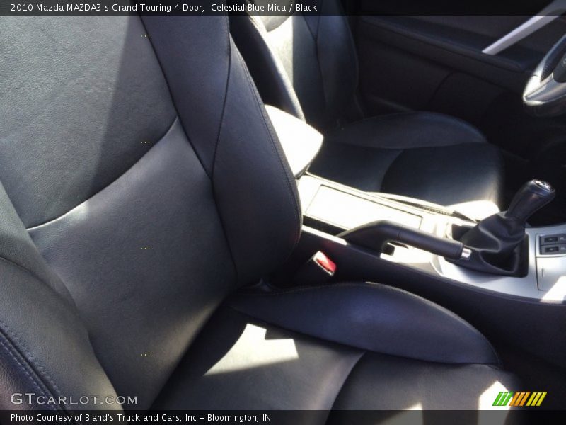 Celestial Blue Mica / Black 2010 Mazda MAZDA3 s Grand Touring 4 Door