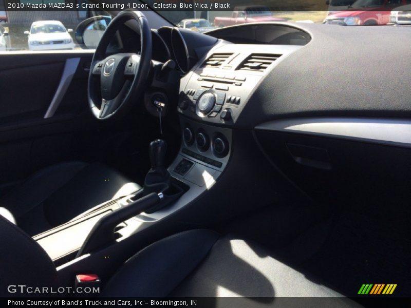 Celestial Blue Mica / Black 2010 Mazda MAZDA3 s Grand Touring 4 Door