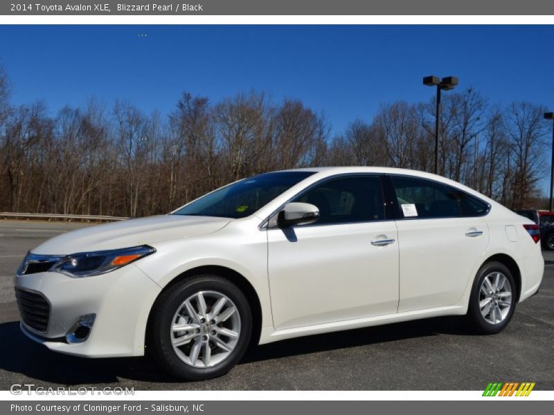 Blizzard Pearl / Black 2014 Toyota Avalon XLE
