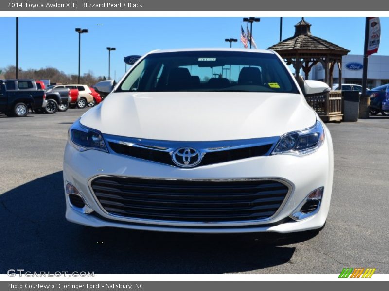 Blizzard Pearl / Black 2014 Toyota Avalon XLE