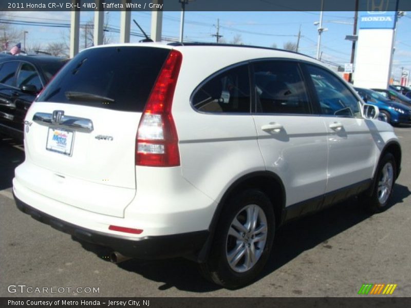 Taffeta White / Gray 2011 Honda CR-V EX-L 4WD