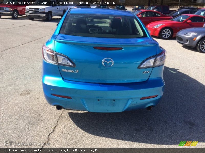Celestial Blue Mica / Black 2010 Mazda MAZDA3 s Grand Touring 4 Door