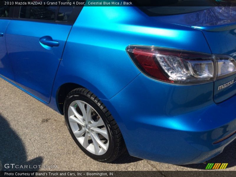 Celestial Blue Mica / Black 2010 Mazda MAZDA3 s Grand Touring 4 Door