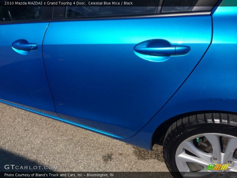 Celestial Blue Mica / Black 2010 Mazda MAZDA3 s Grand Touring 4 Door
