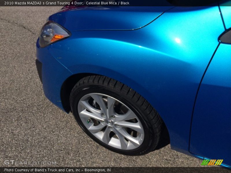Celestial Blue Mica / Black 2010 Mazda MAZDA3 s Grand Touring 4 Door