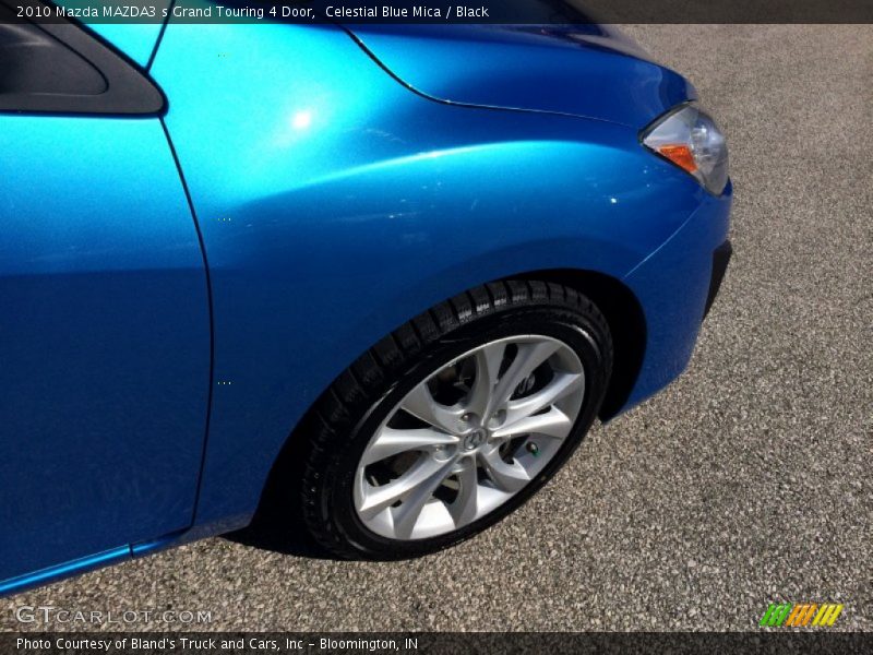 Celestial Blue Mica / Black 2010 Mazda MAZDA3 s Grand Touring 4 Door