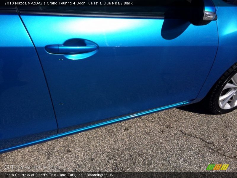 Celestial Blue Mica / Black 2010 Mazda MAZDA3 s Grand Touring 4 Door