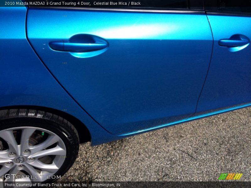 Celestial Blue Mica / Black 2010 Mazda MAZDA3 s Grand Touring 4 Door