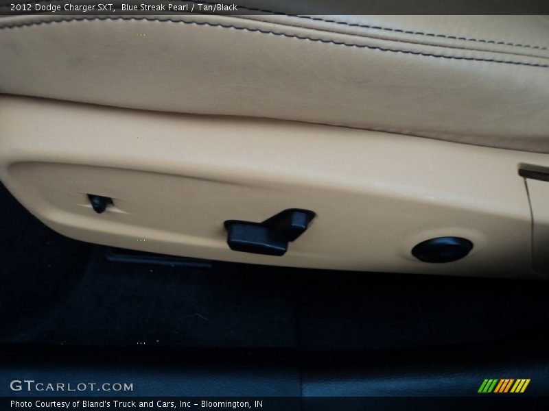 Blue Streak Pearl / Tan/Black 2012 Dodge Charger SXT