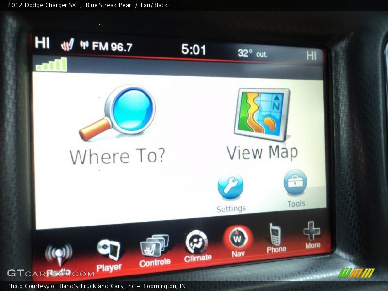 Controls of 2012 Charger SXT