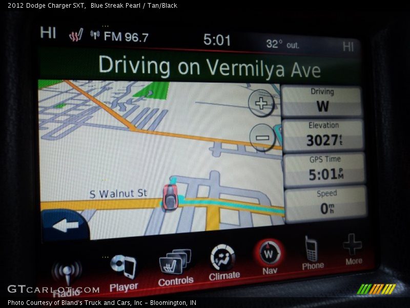 Navigation of 2012 Charger SXT