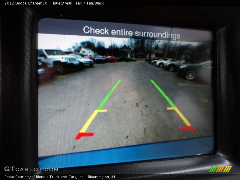 Blue Streak Pearl / Tan/Black 2012 Dodge Charger SXT
