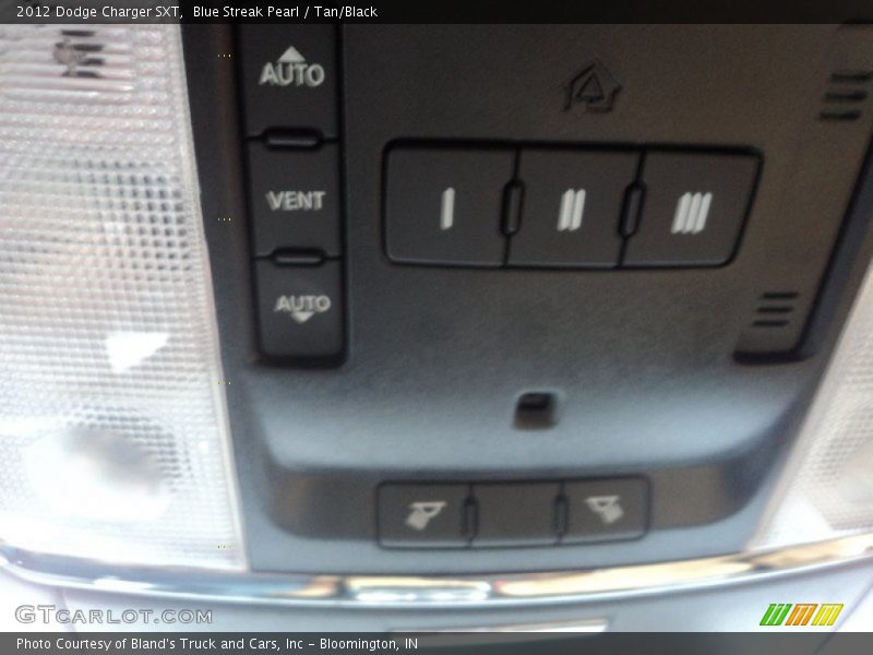 Blue Streak Pearl / Tan/Black 2012 Dodge Charger SXT