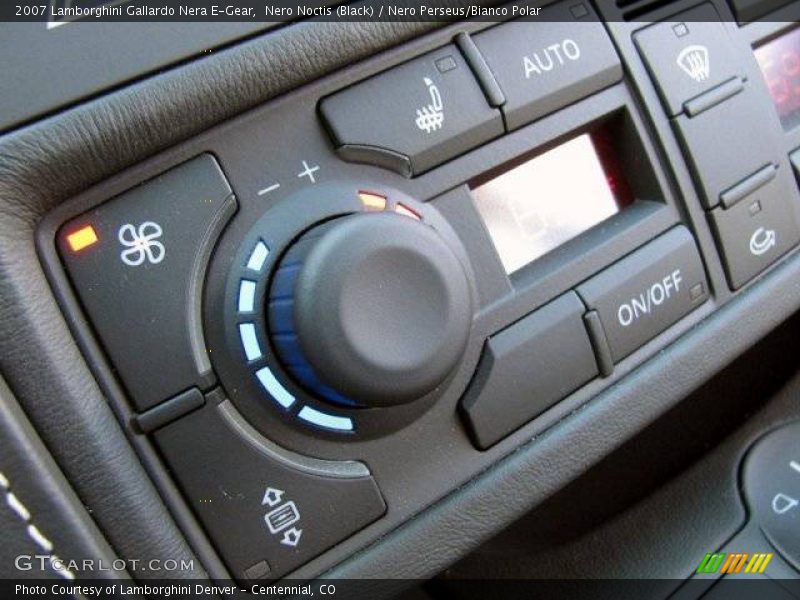 Controls of 2007 Gallardo Nera E-Gear