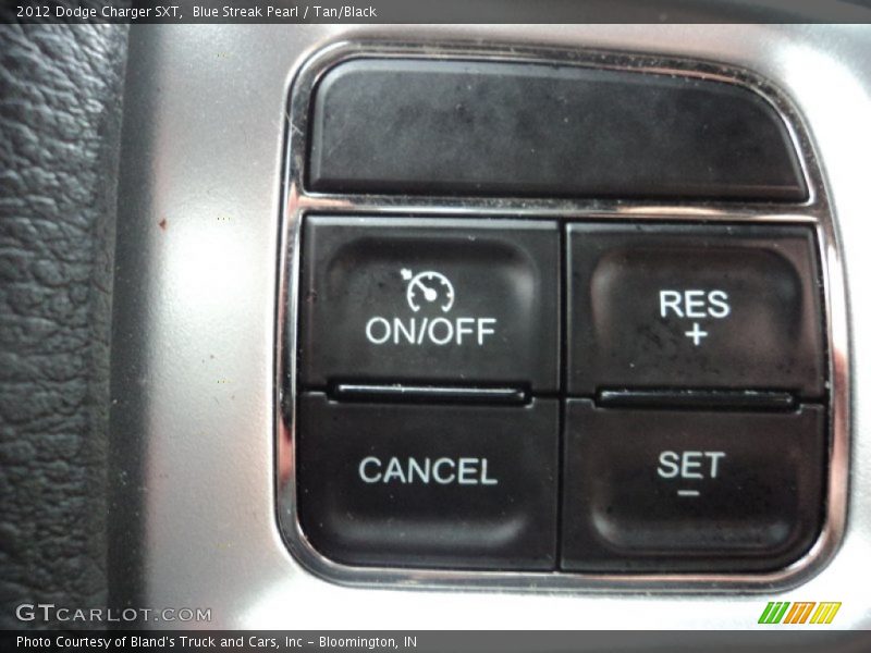 Blue Streak Pearl / Tan/Black 2012 Dodge Charger SXT