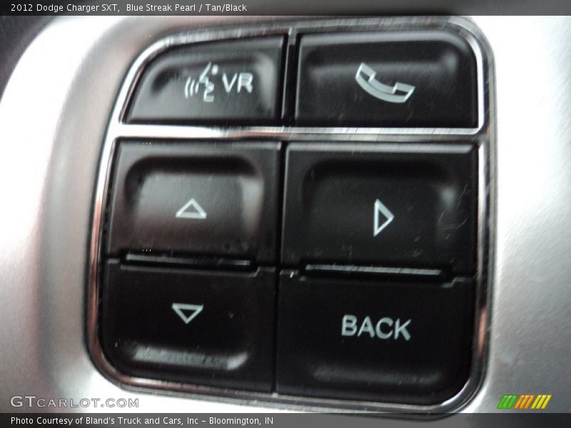 Blue Streak Pearl / Tan/Black 2012 Dodge Charger SXT