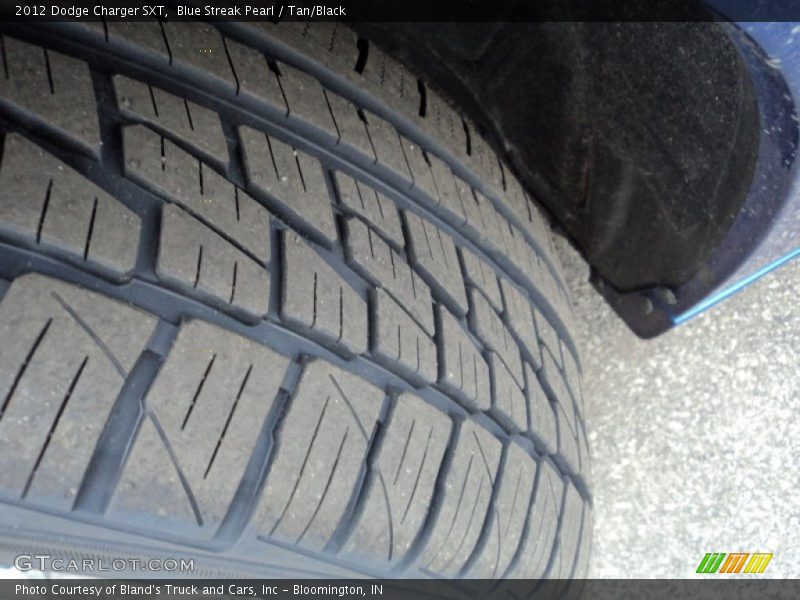Blue Streak Pearl / Tan/Black 2012 Dodge Charger SXT