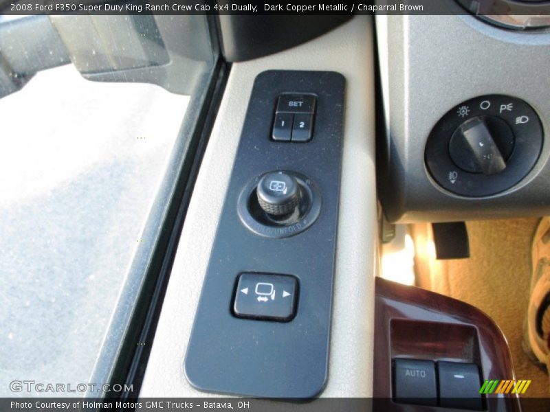 Dark Copper Metallic / Chaparral Brown 2008 Ford F350 Super Duty King Ranch Crew Cab 4x4 Dually