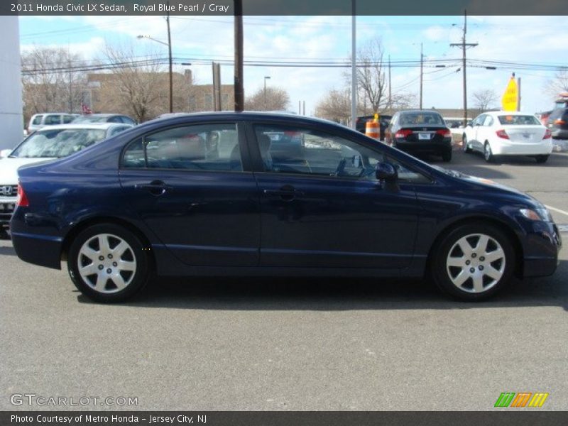 Royal Blue Pearl / Gray 2011 Honda Civic LX Sedan