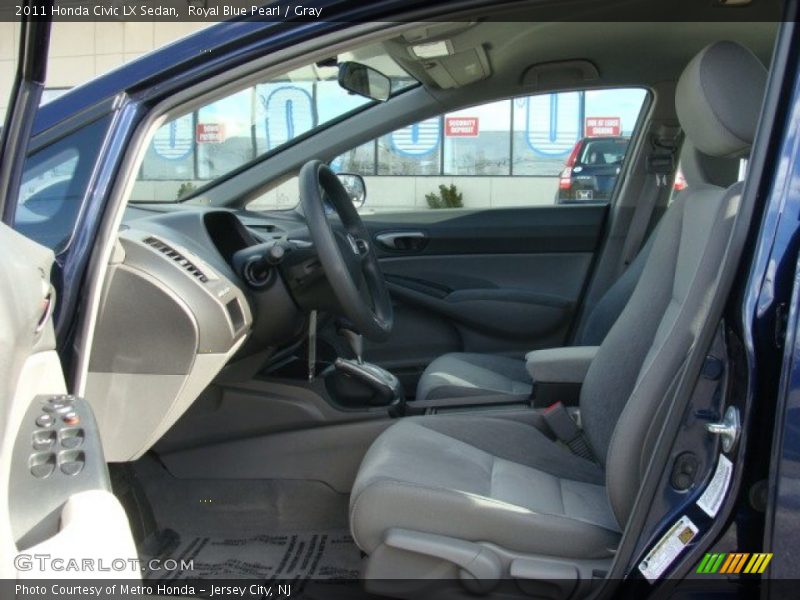 Royal Blue Pearl / Gray 2011 Honda Civic LX Sedan