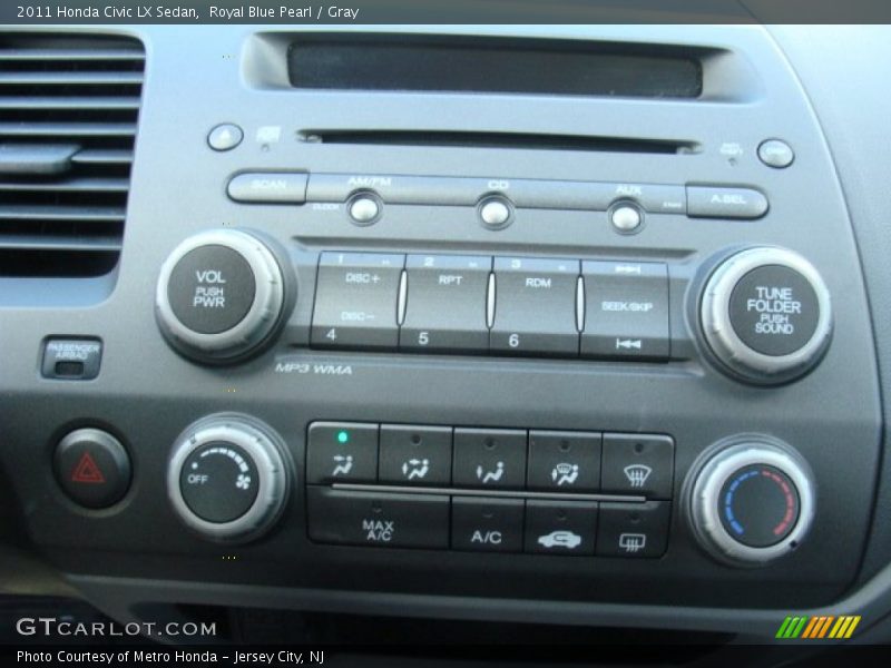 Royal Blue Pearl / Gray 2011 Honda Civic LX Sedan