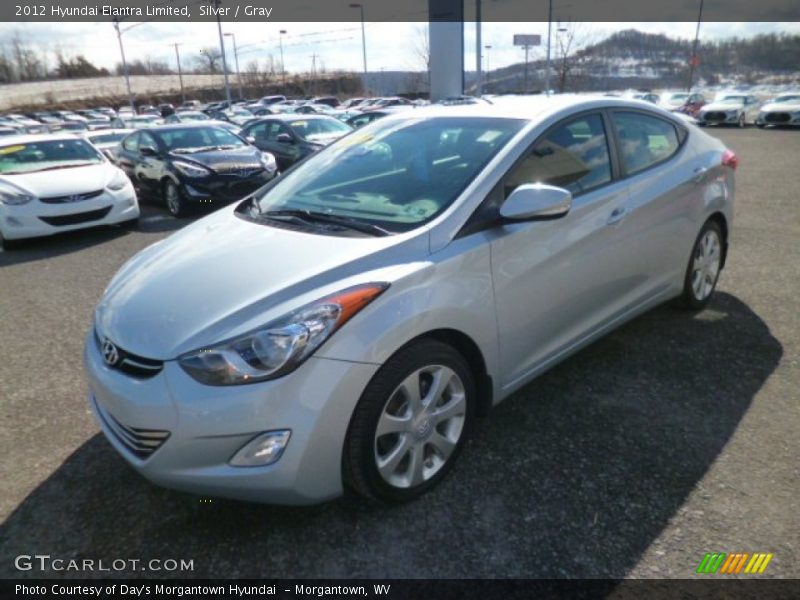Silver / Gray 2012 Hyundai Elantra Limited