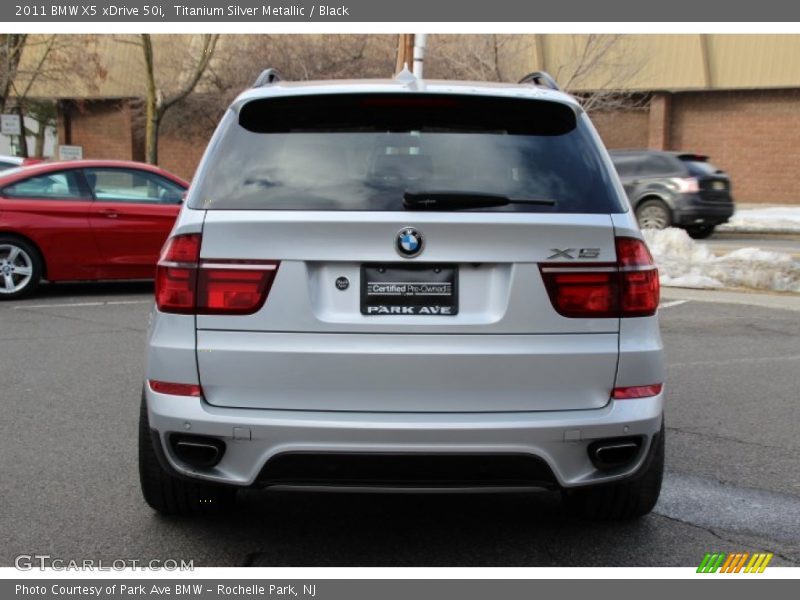 Titanium Silver Metallic / Black 2011 BMW X5 xDrive 50i