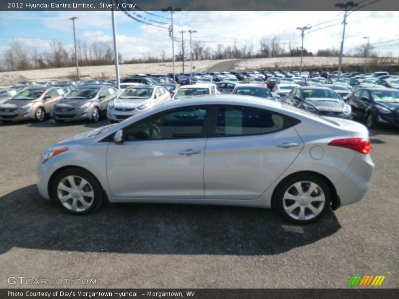 Silver / Gray 2012 Hyundai Elantra Limited