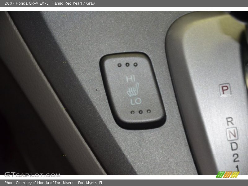 Tango Red Pearl / Gray 2007 Honda CR-V EX-L